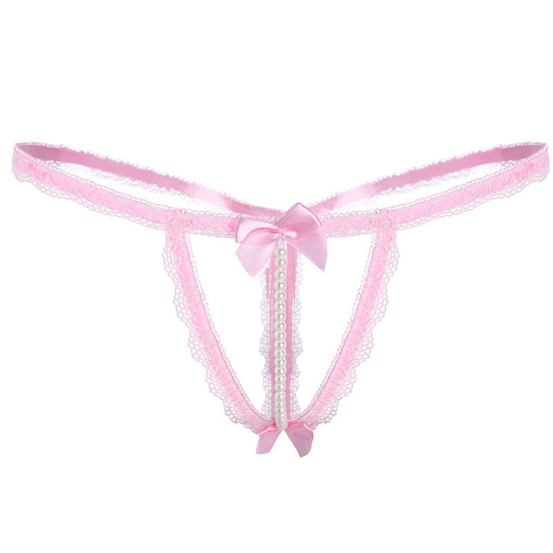 Double bow no-take thong